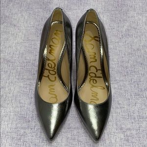 Sam Edelman NewHazel Metallic Silver Pumps Sz6.5W
